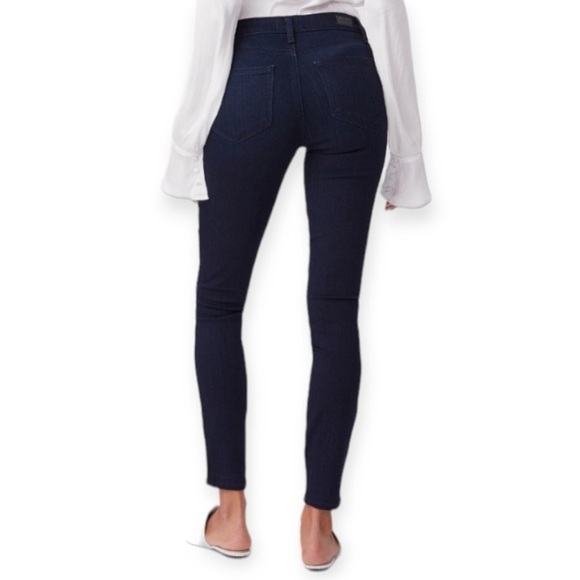 PAIGE High Rise Muse Skinny Jeans Dark Wash Lana DNM521 Women’s Size 31 - Picture 2 of 10